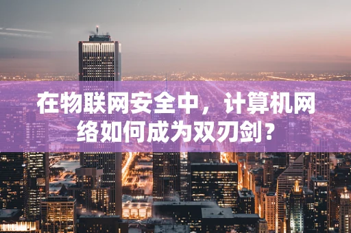 在物联网安全中，计算机网络如何成为双刃剑？