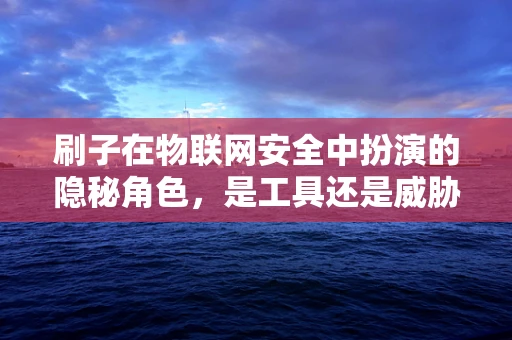 刷子在物联网安全中扮演的隐秘角色，是工具还是威胁载体？