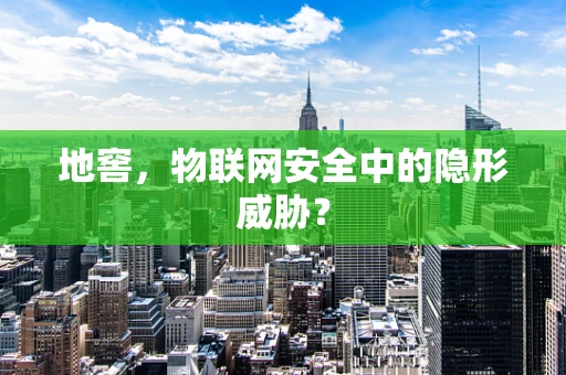 地窖，物联网安全中的隐形威胁？