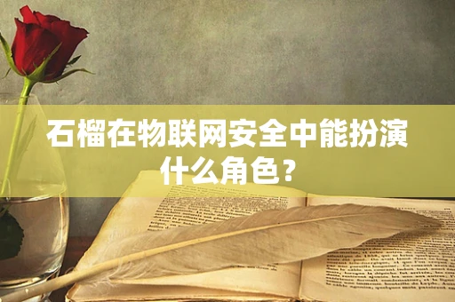 石榴在物联网安全中能扮演什么角色？