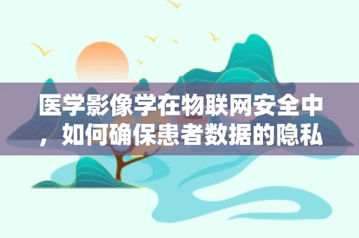 医学影像学在物联网安全中，如何确保患者数据的隐私与安全？