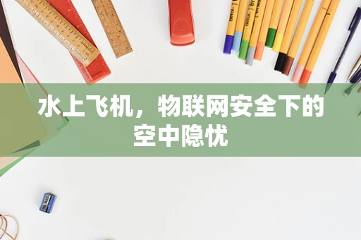 水上飞机，物联网安全下的空中隐忧