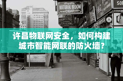 许昌物联网安全，如何构建城市智能网联的防火墙？