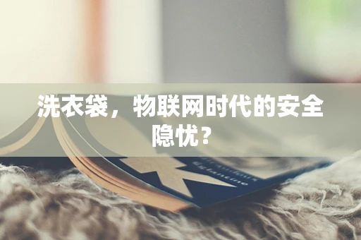 洗衣袋，物联网时代的安全隐忧？