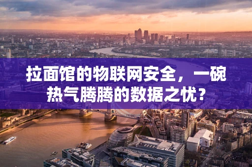拉面馆的物联网安全，一碗热气腾腾的数据之忧？
