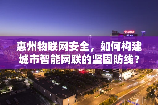 惠州物联网安全，如何构建城市智能网联的坚固防线？