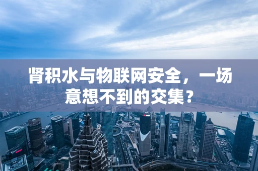 肾积水与物联网安全，一场意想不到的交集？