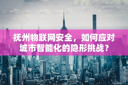 抚州物联网安全，如何应对城市智能化的隐形挑战？