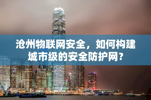 沧州物联网安全，如何构建城市级的安全防护网？