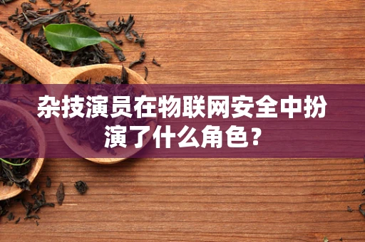 杂技演员在物联网安全中扮演了什么角色？