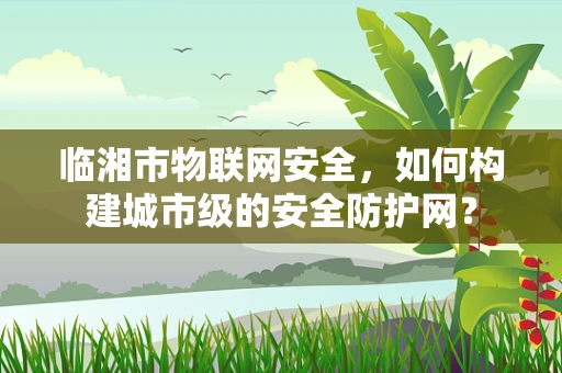 临湘市物联网安全，如何构建城市级的安全防护网？