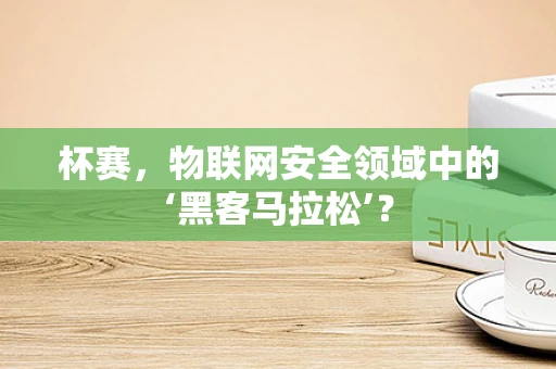 杯赛，物联网安全领域中的‘黑客马拉松’？