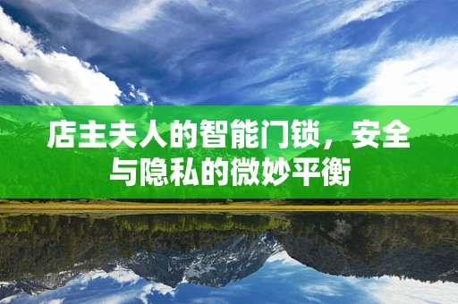 店主夫人的智能门锁，安全与隐私的微妙平衡