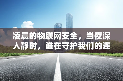 凌晨的物联网安全，当夜深人静时，谁在守护我们的连接世界？