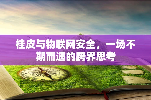 桂皮与物联网安全，一场不期而遇的跨界思考