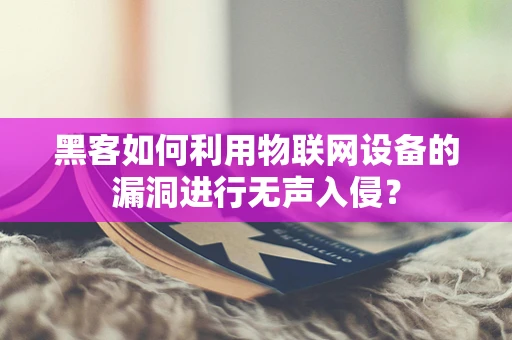 黑客如何利用物联网设备的漏洞进行无声入侵？