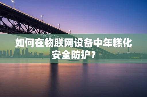 如何在物联网设备中年糕化安全防护？