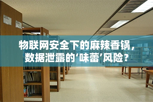 物联网安全下的麻辣香锅，数据泄露的‘味蕾’风险？