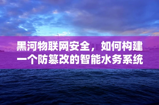 黑河物联网安全，如何构建一个防篡改的智能水务系统？
