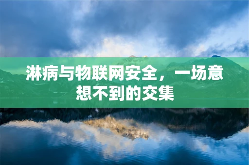 淋病与物联网安全，一场意想不到的交集