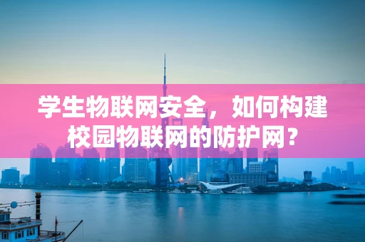 学生物联网安全，如何构建校园物联网的防护网？