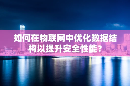 如何在物联网中优化数据结构以提升安全性能？