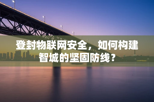 登封物联网安全，如何构建智城的坚固防线？