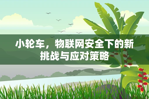 小轮车，物联网安全下的新挑战与应对策略
