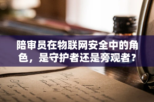 陪审员在物联网安全中的角色，是守护者还是旁观者？