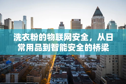 洗衣粉的物联网安全，从日常用品到智能安全的桥梁